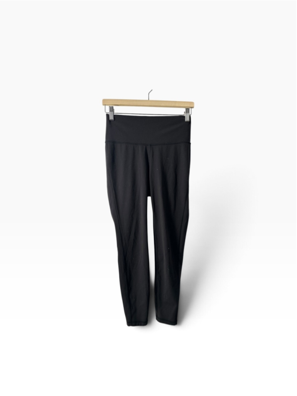 Kit And Ace Leggings Womens 6 Black High Rise Ankle Stretch Knit Activewear